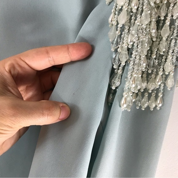 VINTAGE 60’s 70’s Bead Embellished Evening Formal Cocktail Party Top Skirt Set - Picture 12 of 16